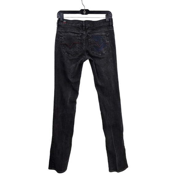 Diesel LIV Women's Black Wash Liv Stretch  Bootcut Jeans - 28X32 - Picture 4 of 8